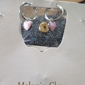 Heart  Hoop Earrings